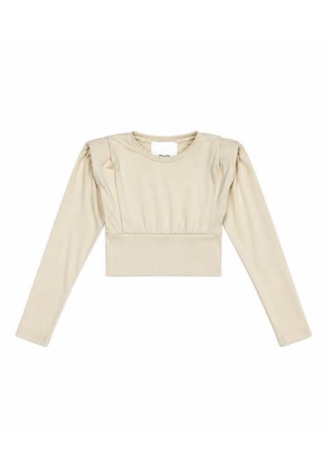 Pull spalle strutturate Lù-Lù BY MISS GRANT | LL4743SABBIA
